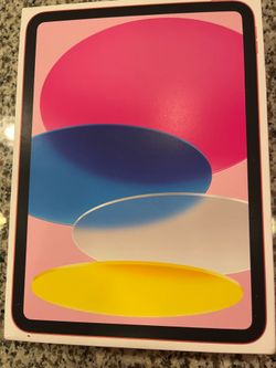 Brand New Apple iPad A16 Pink 128gb wi-fi - complete with box and charger -  Never used   Set up only for pictures