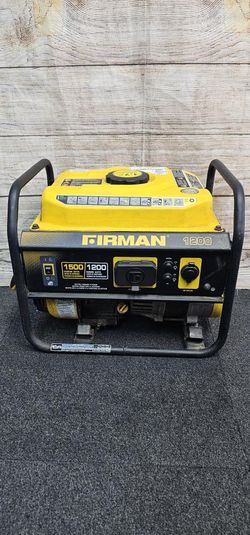 Firman 1500W 1200W Gas Portable Generator P01001 Non-working(A1G001683)