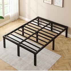 Black Metal Queen Bed frame 