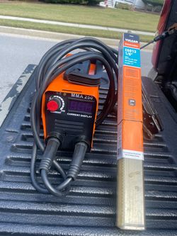 MMA-250 Portable Welding Machine plus some welding rods for only $80.00, used once to weld exhaust