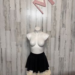 Sun streak black skater skirt size medium