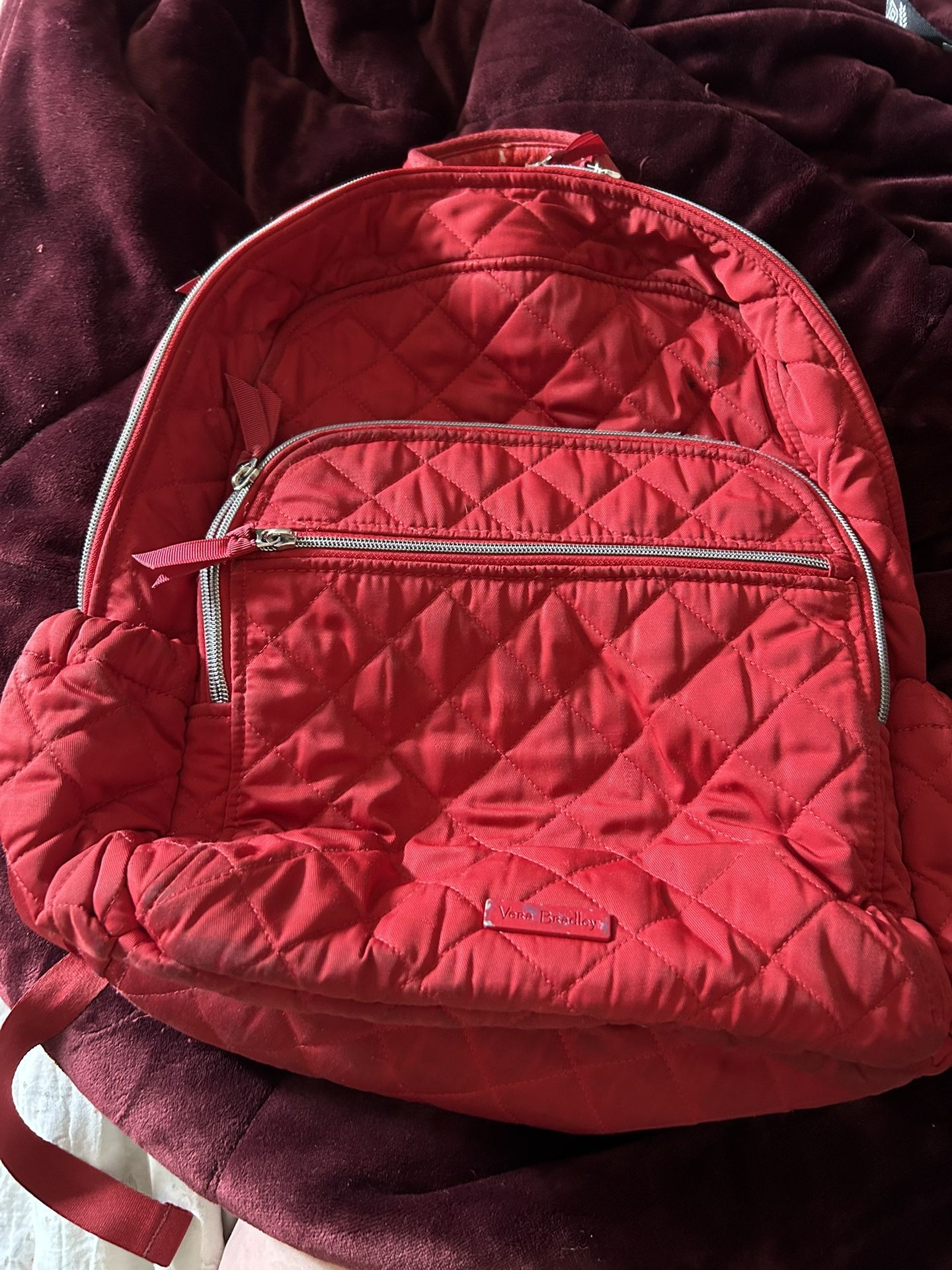 Vera Bradley Backpack Red 