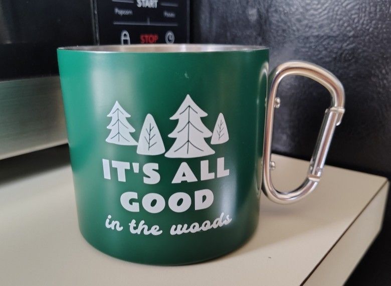 "It's All Good In The Woods" Green Mug