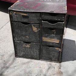 Air force Field Filing Cabinet Antique 23.5x18x27