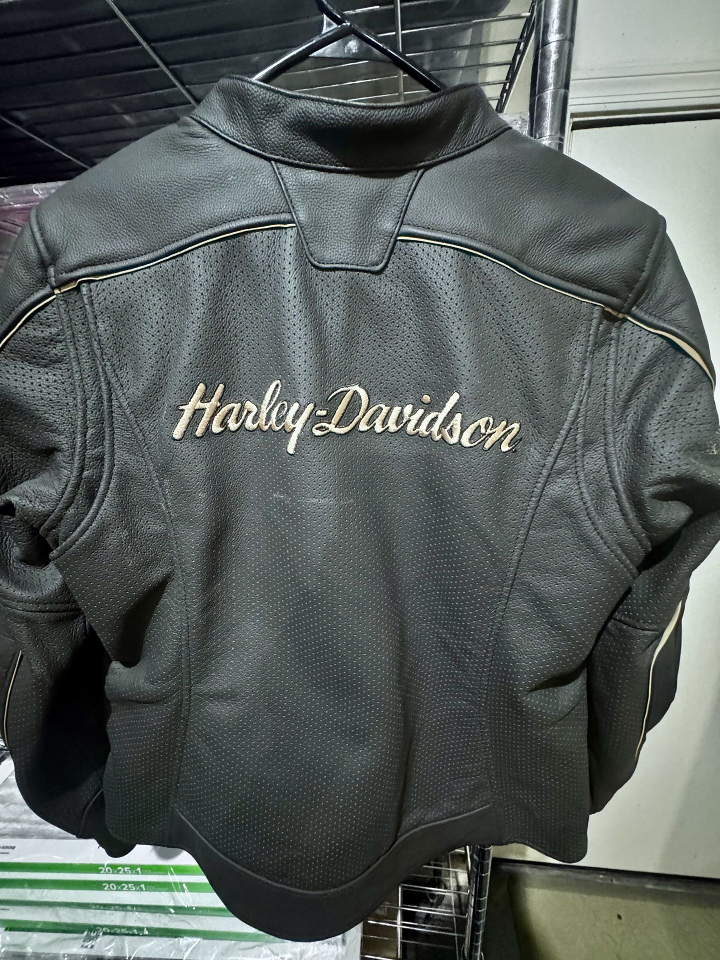 Women’s Harley Davidson Leather Riding Jacket liòihhh Hmmm Mm l