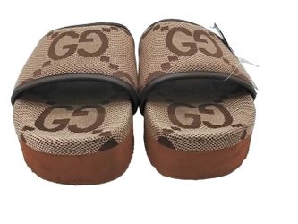 Jumbo Platform Slide Camel Ebony Monogram Gs0925lpzmia