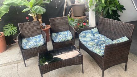 Set de 4 piezas para patio