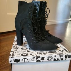 Lace Up Booties