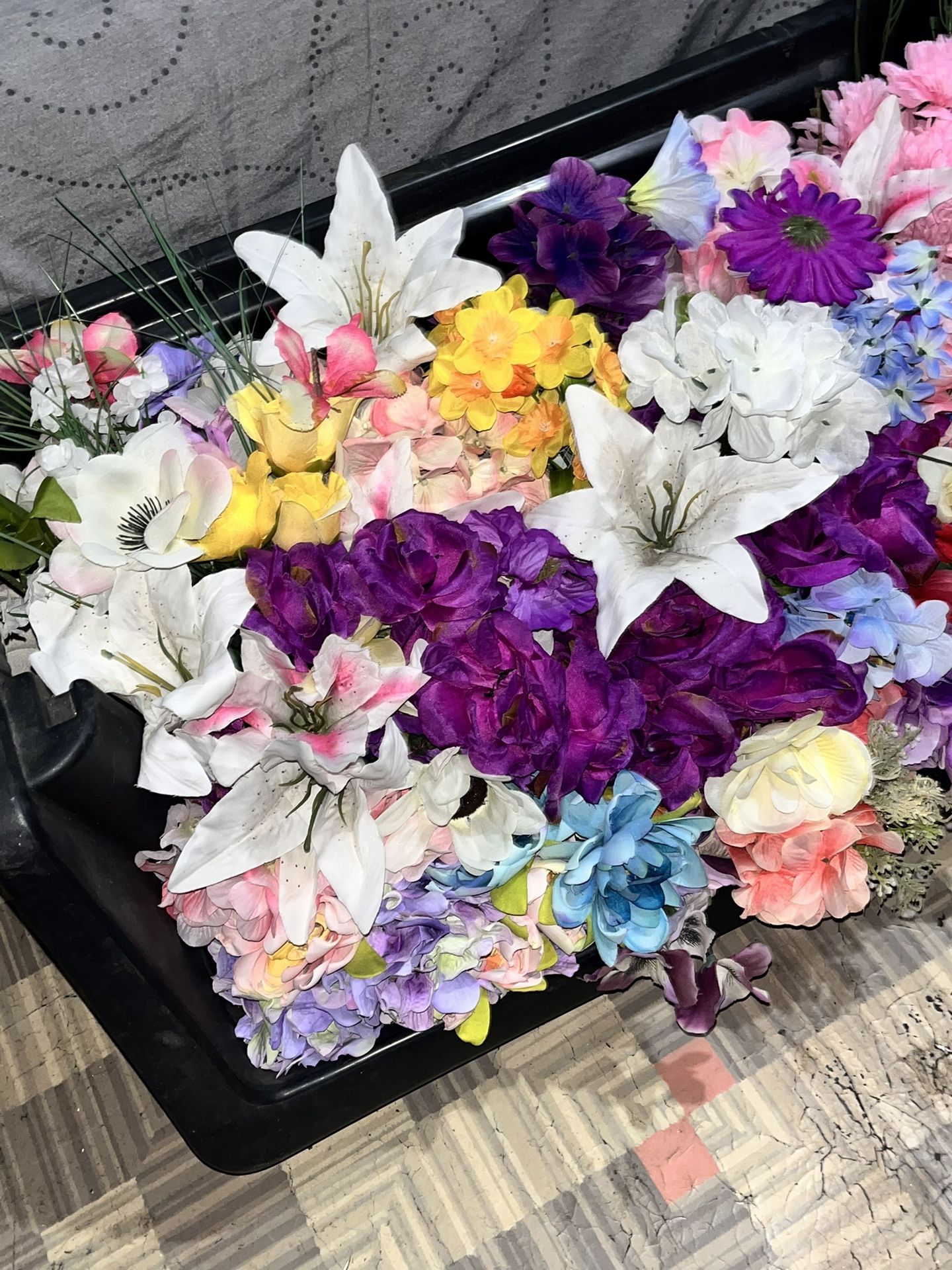 Lot Of Fake Flowers