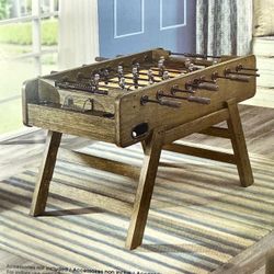 Rustic Wood Foosball Table