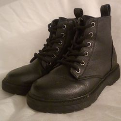 Black Art Class Combat Boots