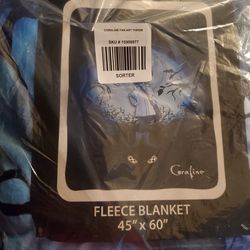 Coroline Fleece Blanket NEW