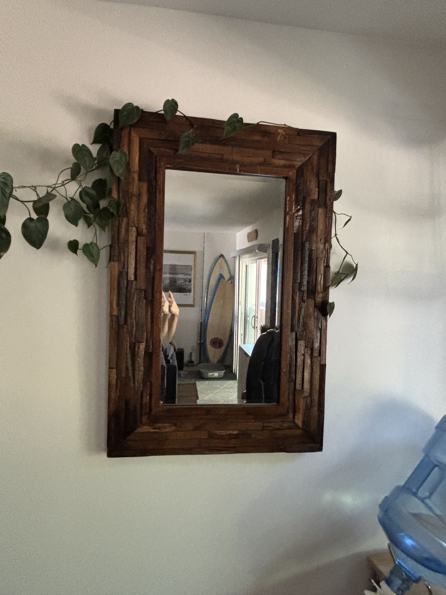 Mirror With Wooden Frame