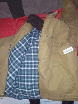 Old Navy Flannel-Lined Canvas Jacket