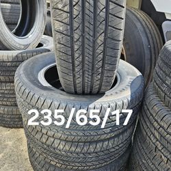 4 new all-season tires 235/65/17 $550 mount and balance included  price for 4 tires