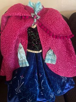 Disney Frozen Anna Girls Costume Dress