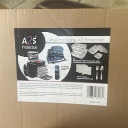 A2S meal prep bag by A2S Tupperware drinking thermal bottle silverware and 2 ice packs included  firm price $20