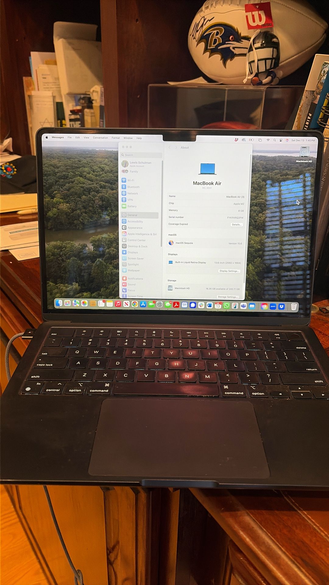Macbook Air Space Gray 13.6