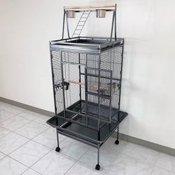 (New in box) $155 Large Bird Cage 68” Tall with Rolling Stand for Parakeets, Parrot, Cockatiel, Chinchilla, Cockatoo