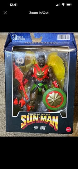 Masters of the Universe Sun-Man 7in Action Figure new Masterverse