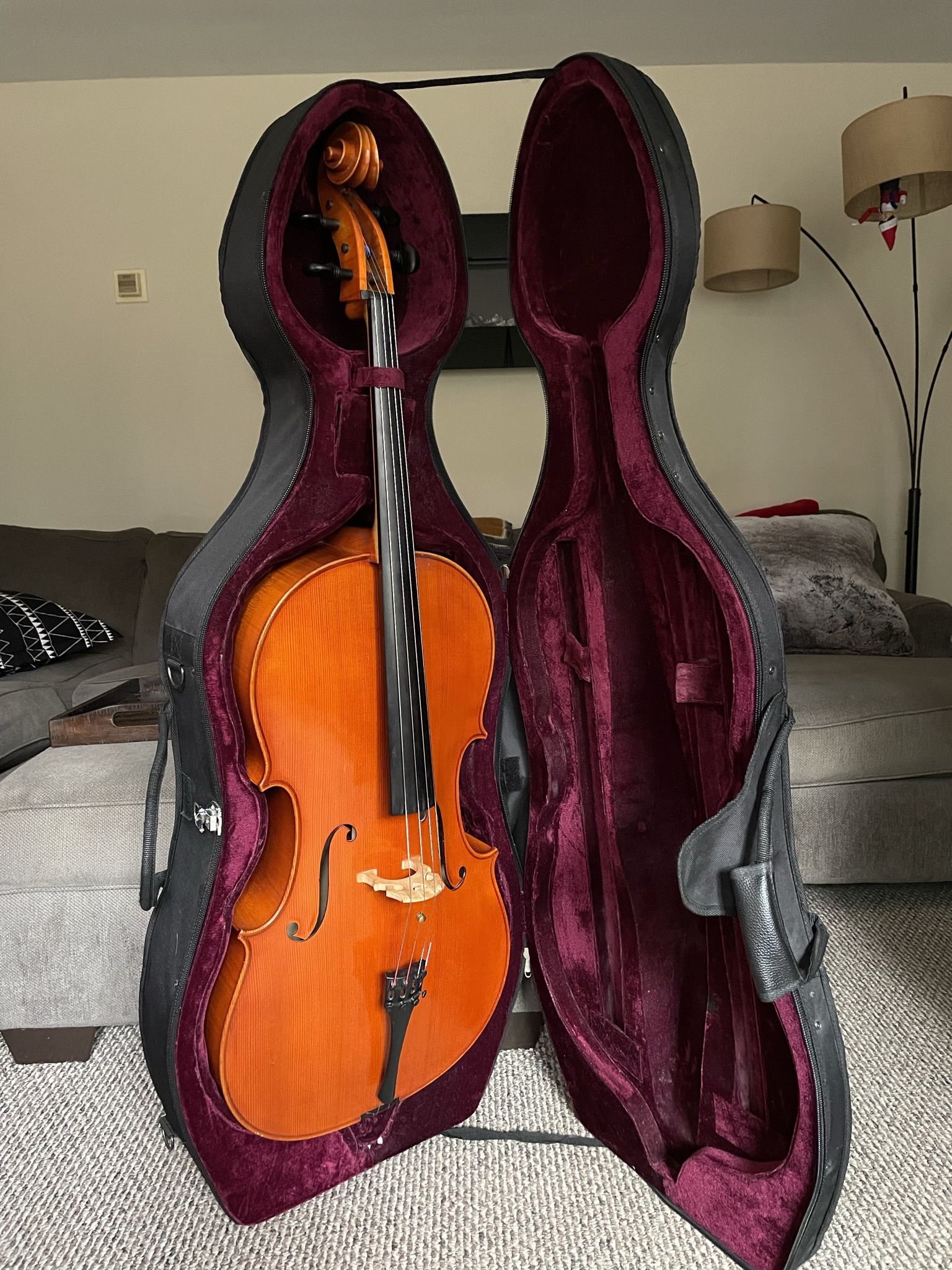 Cello 4/4 by German Master Rudolf Schuster Baiersdorf Erlangen 1987