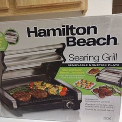 Hamilton Beach Indoor Searing Grill Brand New Never Used Still In Original  Packaging for Sale in Hemet, CA - OfferUp