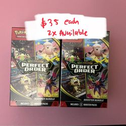 Pokemon perfect order booster bundle