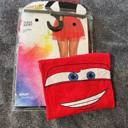 Lightning McQueen Costume Size S/M