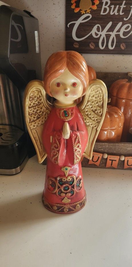 Vintage Chalkware Angel