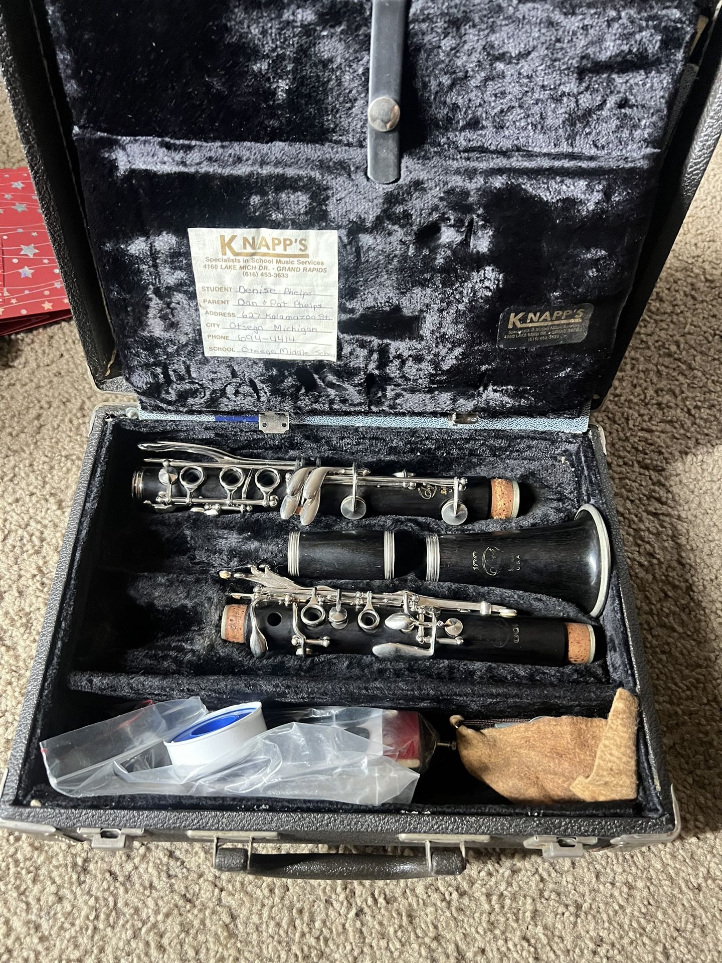 Wood Clarinet Signet