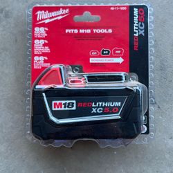 M18 RED LITHIUM XC 5.0 Battery