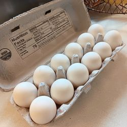 Duck Eggs, Organic Feed, NON-GMO, Free-Range