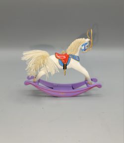 1987 Hallmark Ornament 7th In The Rocking Horse Series-Handcrafted