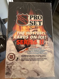 1990 PRO SET HOCKEY SERIES II WAX BOX