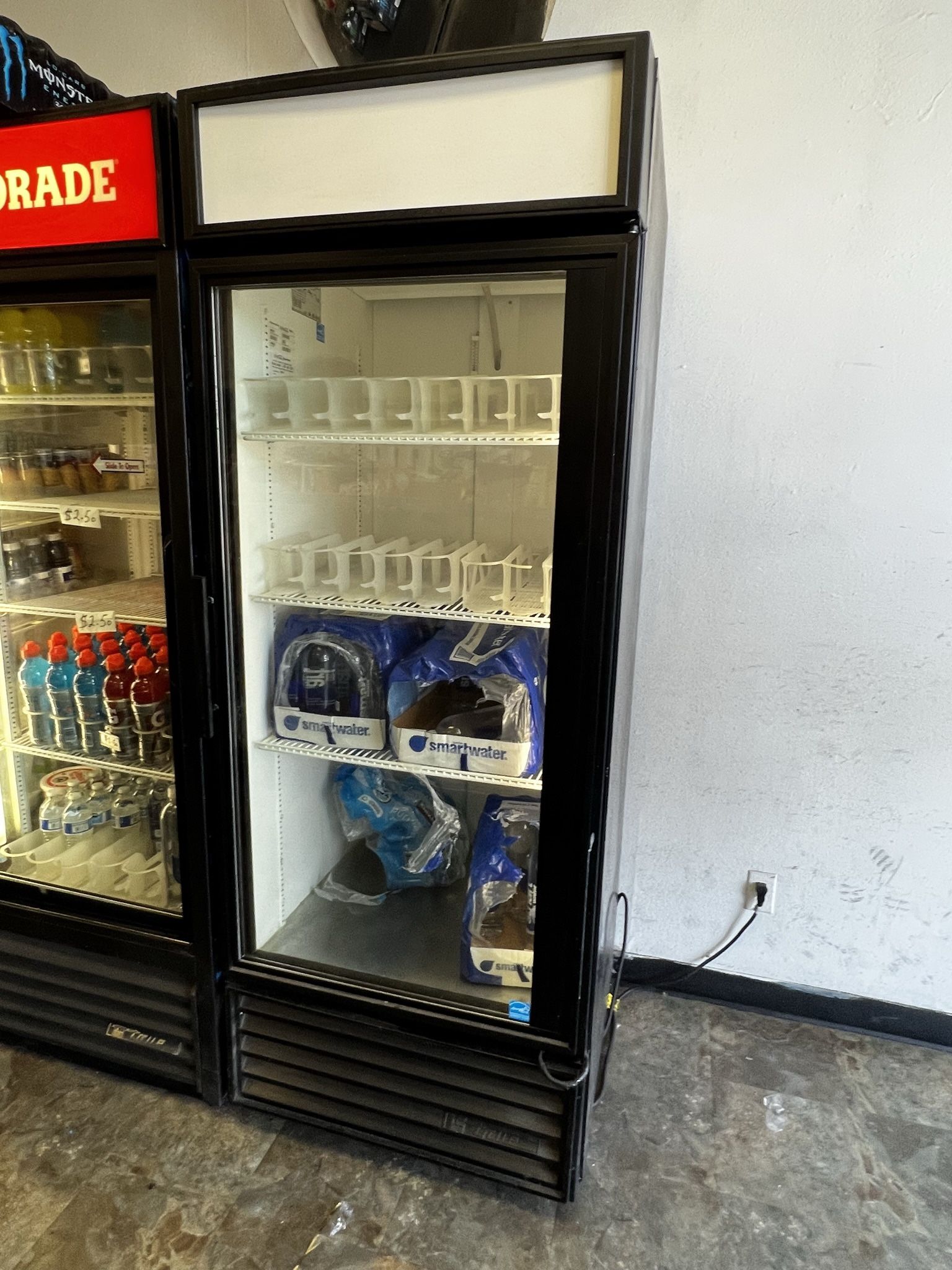 Used commercial refrigerator one door