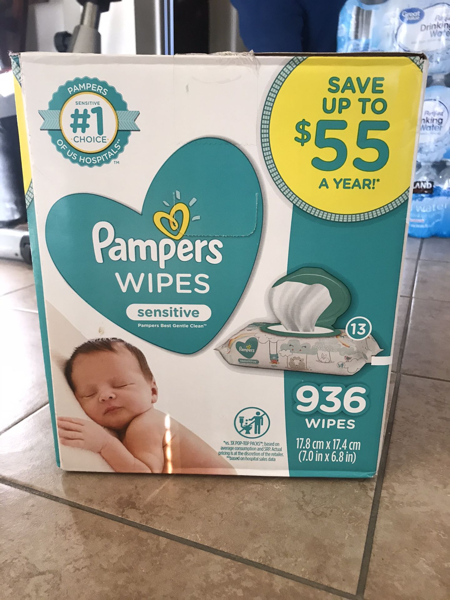 Pampers wipes 936 wipes