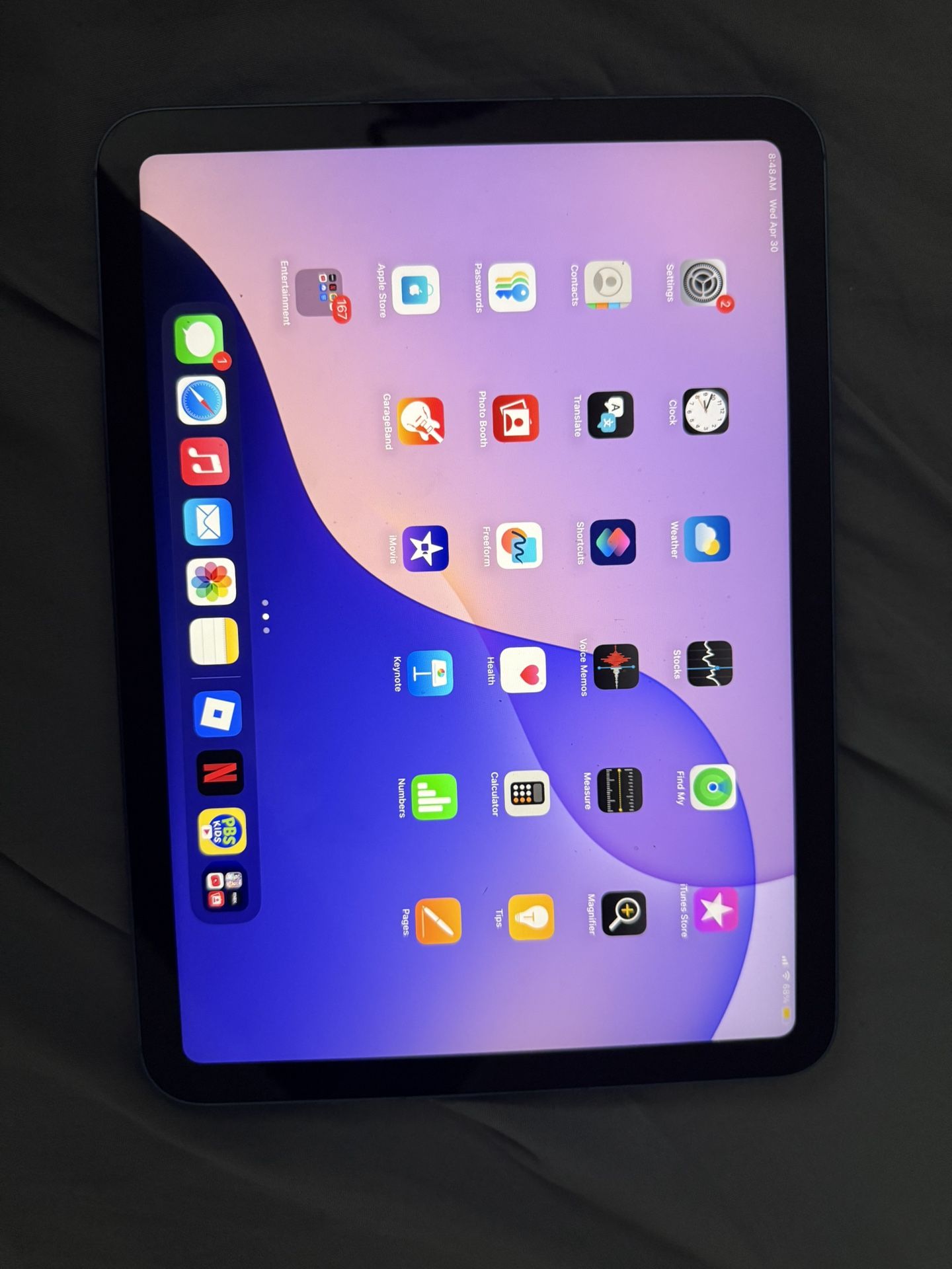 Blue iPad 10 Gen 64GB
