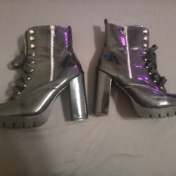 Charlotte Russe 4 inch heel platform boots