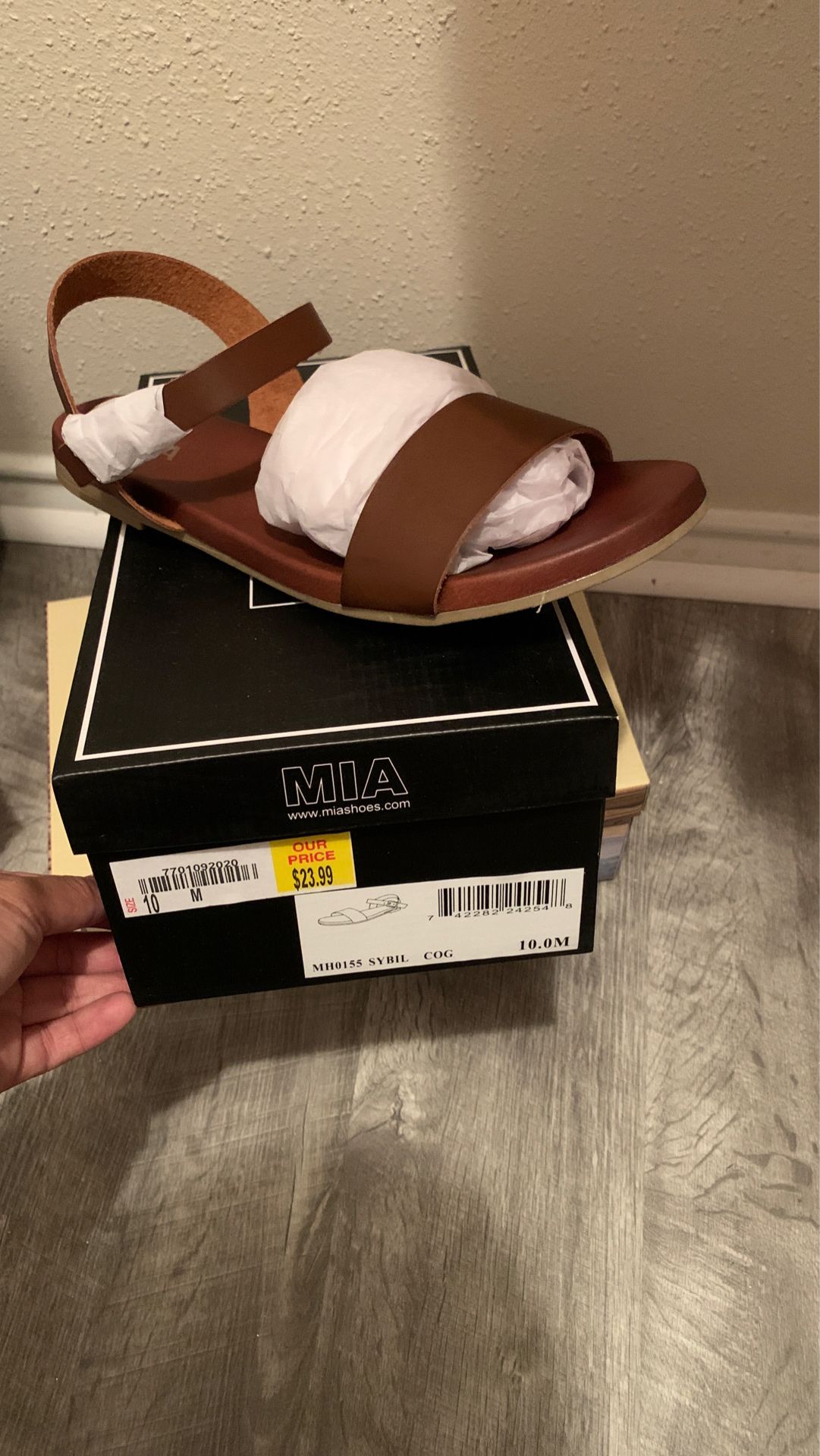 New sandals