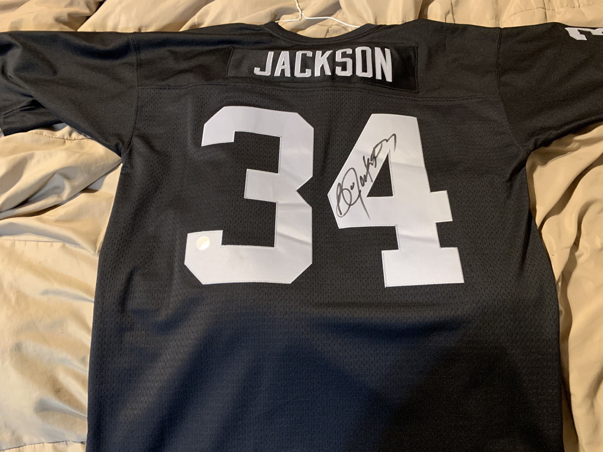 Oakland Raiders Bo Jackson Autograph Jersey