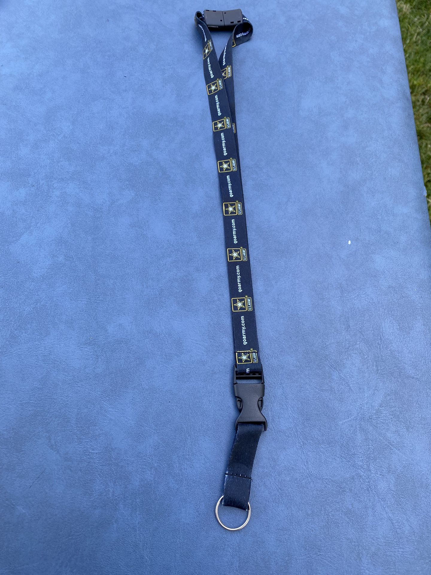 Black U.S.A. Army Keychain