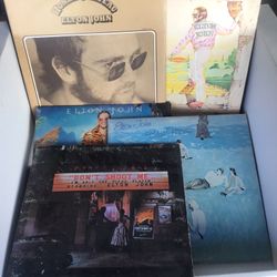 Elton John Vinyl Record Lot Of 5 LPs