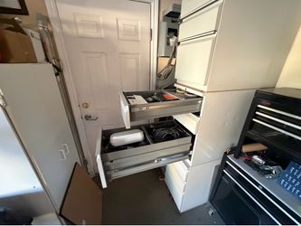 Two tool storage boxes