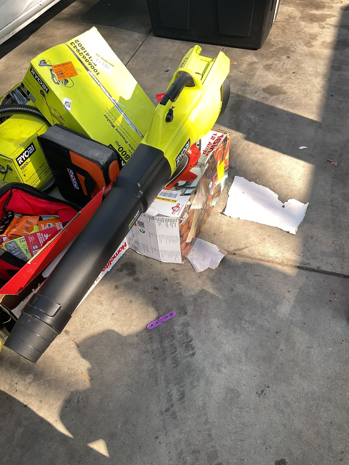Ryobi 40 V whisper, brushless blower tool only