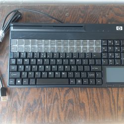 HP SPOS USB Keyboard with Trackpad AND MAGNETIC STRIPE READER