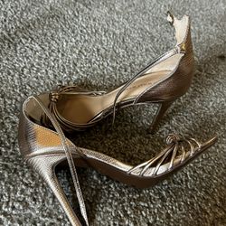 Rose gold heels