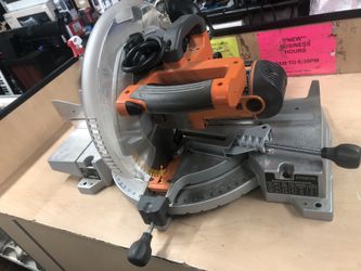 Miter Box Saw, Tools-Power RIDGID 12” Miter Saw W/Laser .. Negotiable
