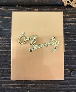 Vintage 1960’s gold-tone wallet sized metal photo holder