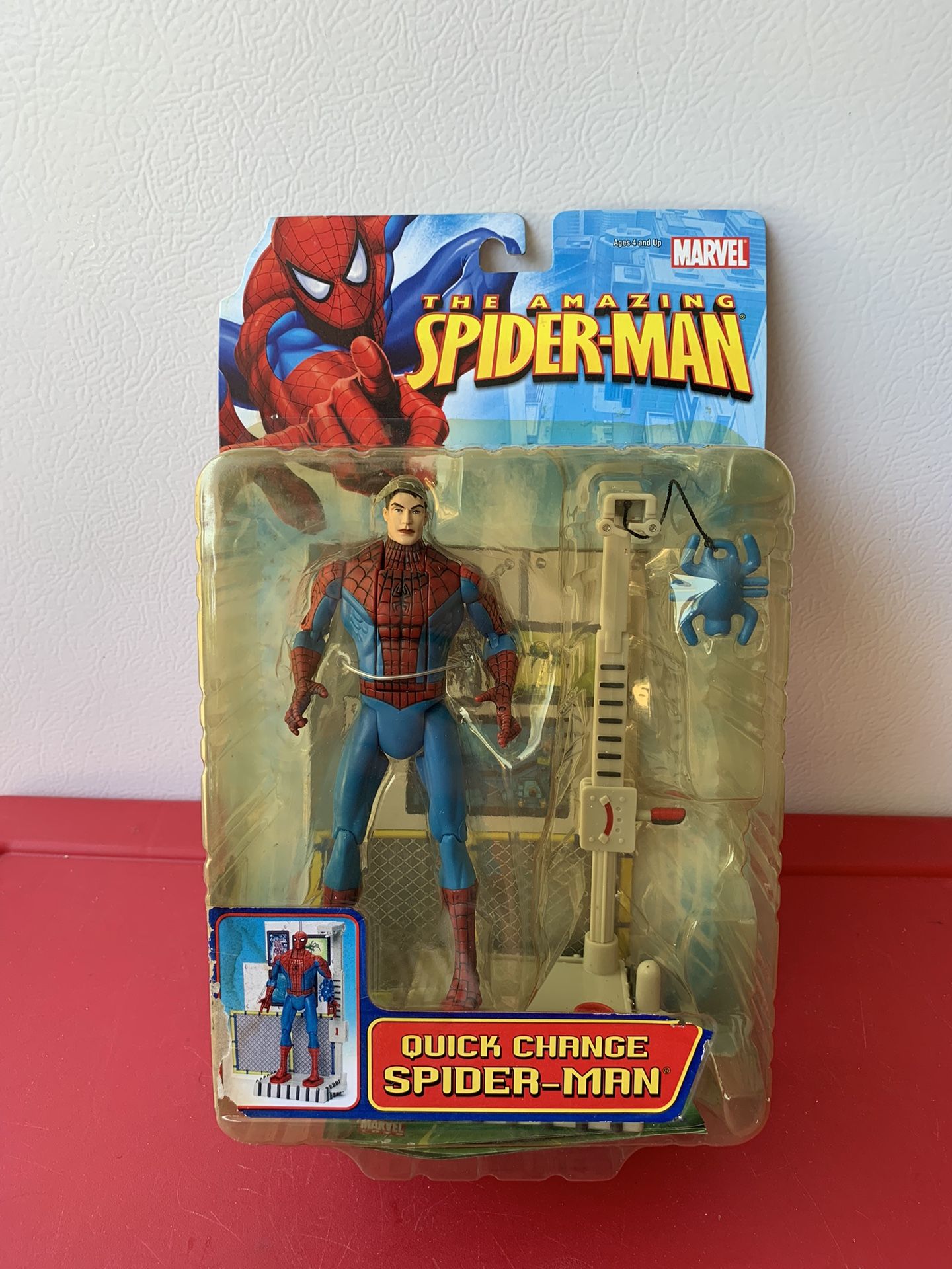 2006 Toy Biz Amazing Spider-Man Quick Change Spider-Man MOC