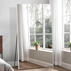 Brisafe 71"x40" Ultra-Light Mobile Floor Mirror with 360 Wheels, 0.04mm Shatterproof Nano Film for Home Gym/ Yoga/Dance Studio & Commercial Use